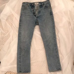 Agolde Premium Denim. Size 23, color: renewal